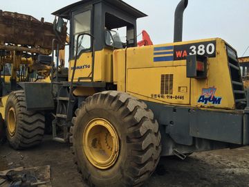 kualitas  187hp Second Hand Wheel Loaders WA380-3 , Komatsu Compact Wheel Loader 3.2cbm pabrik