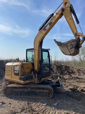 CAT 305.5E Excavator Perayap Hidraulik Kecil Bekas 0.22m3 Bucket 5 Ton