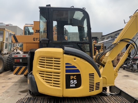 5160KG3 Perayap Hidrolik Ekskavator Komatsu Bekas 5 Ton PC55MR-2