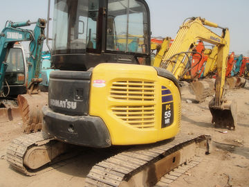 Komatsu PC55MR - 2 Penggali Tangan Kedua 12V Tegangan Dengan Tumpukan Rotasi 5160kg
