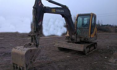 Mini digunakan Volvo Excavator EC55 0.14cbm Ember Kapasitas Dengan Turbo Asli
