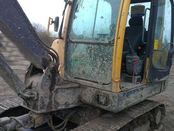 Mini digunakan Volvo Excavator EC55 0.14cbm Ember Kapasitas Dengan Turbo Asli