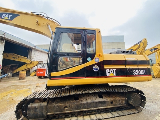 Original Jepang Cat 320b bekas excavator, ulat digunakan trek excavator 20 ton
