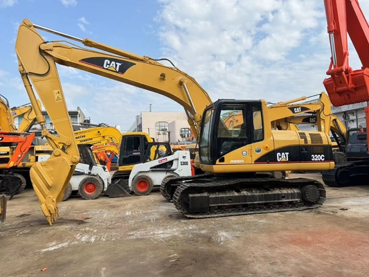CAT Caterpillar 320C bekas Hydraulic Crawler Excavator Mesin Konstruksi 20 Ton