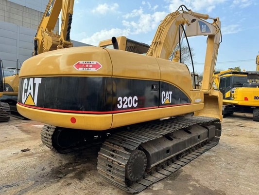 CAT Caterpillar 320C bekas Hydraulic Crawler Excavator Mesin Konstruksi 20 Ton
