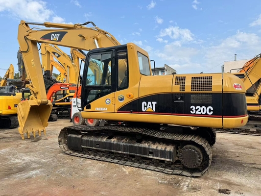 CAT Caterpillar 320C bekas Hydraulic Crawler Excavator Mesin Konstruksi 20 Ton