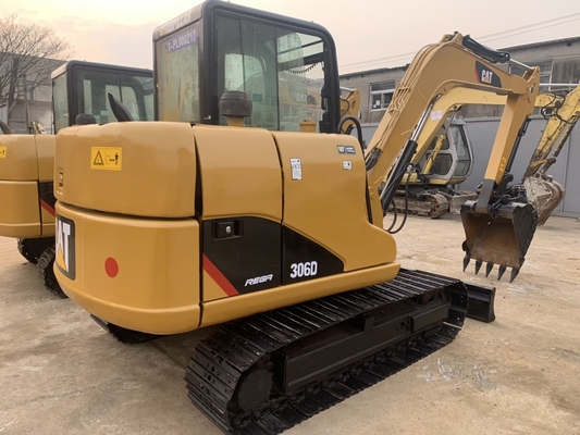 Original Jepang Cat 306D tangan kedua Hydraulic Crawler Excavator, Caterpillar Digunakan Track Excavator 6 Ton