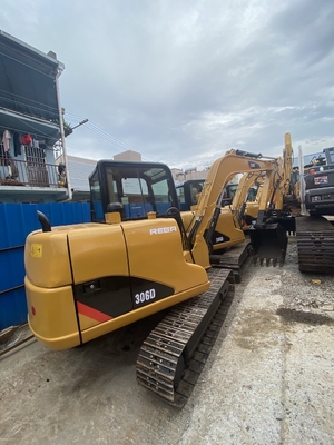 Original Jepang Cat 306D tangan kedua Hydraulic Crawler Excavator, Caterpillar Digunakan Track Excavator 6 Ton