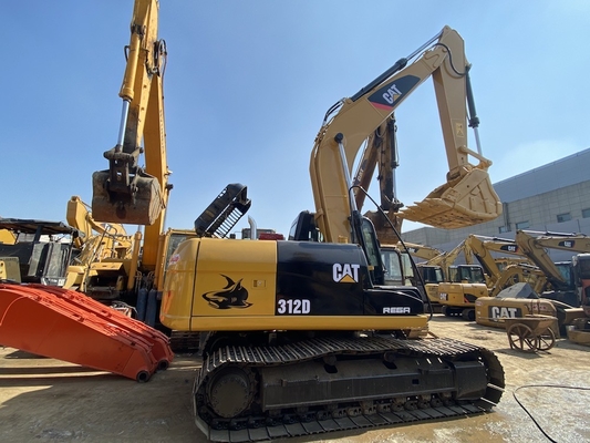 Original Jepang Cat 312D bekas Hydraulic Crawler Excavator, Caterpillar bekas Track Excavator 12 Ton