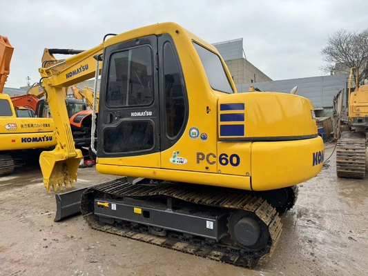 6 Ton Original Jepang Digunakan Komatsu PC60-7 Crawler Excavator Dijual