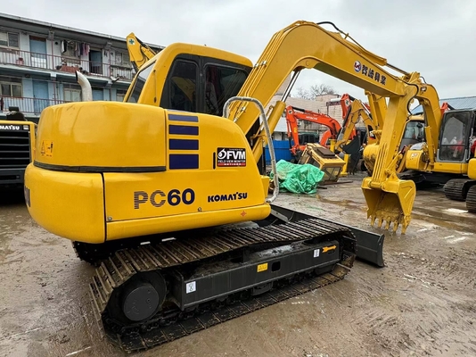 6 Ton Original Jepang Digunakan Komatsu PC60-7 Crawler Excavator Dijual