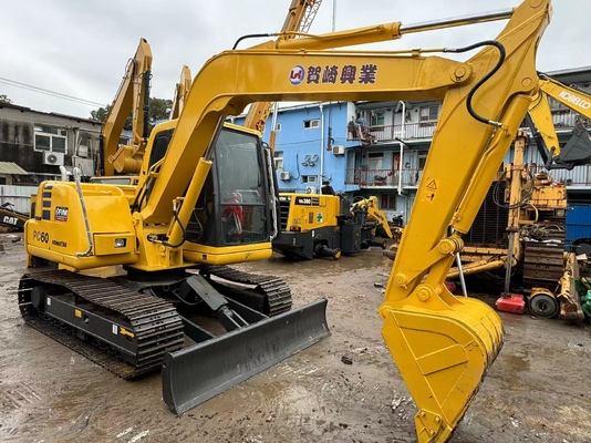 6 Ton Original Jepang Digunakan Komatsu PC60-7 Crawler Excavator Dijual