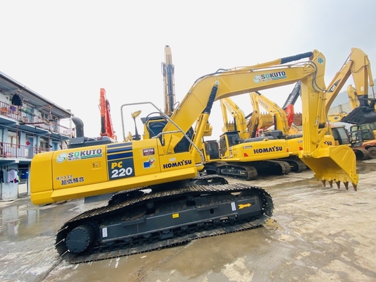 22 Ton Asli Jepang Komatsu PC220-8 Hand Excavator Crawler Dijual