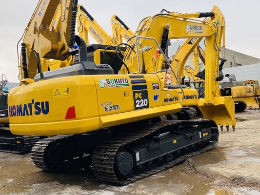 22 Ton Asli Jepang Komatsu PC220-8 Hand Excavator Crawler Dijual