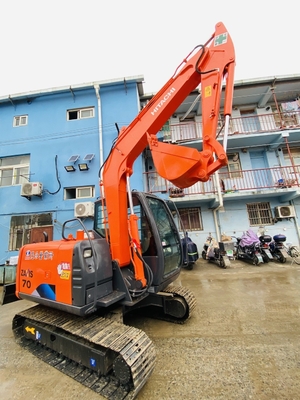 7 Ton Original Jepang Digunakan Hitachi ZX70 Crawler Excavator Dengan 40.5KW Mesin Daya Dan 0.3m3 Ember Kapasitas
