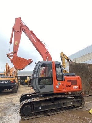 12 Ton Original Jepang Digunakan Hitachi ZX120 Crawler Excavator Dengan 66KW Mesin Daya Dan 0,52m3 Ember Kapasitas
