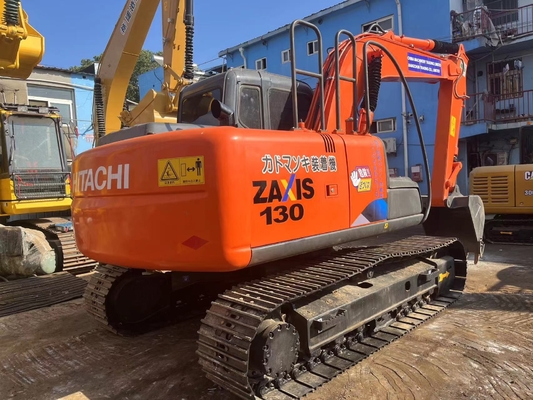 13 Ton Original Jepang Digunakan Hitachi ZX130 Crawler Excavator Dengan 66KW Mesin Daya Dan 0,52m3 Ember Kapasitas