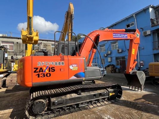 13 Ton Original Jepang Digunakan Hitachi ZX130 Crawler Excavator Dengan 66KW Mesin Daya Dan 0,52m3 Ember Kapasitas