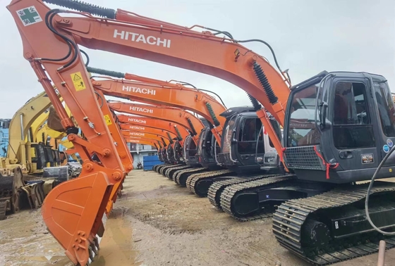20 Ton Original Jepang Digunakan Hitachi ZX200 Crawler Excavator Dengan 109.6KW Mesin Daya Dan 0,8 m3 Ember Kapasitas
