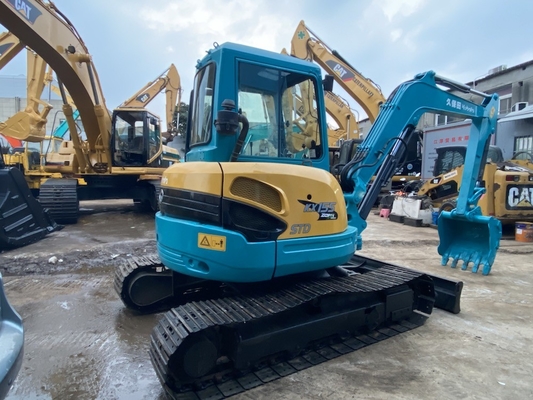 5 Ton Original Jepang Digunakan Kubota KX155 Crawler Excavator Dengan 29,9KW Mesin Daya Dan 0,16 m3 Ember Kapasitas