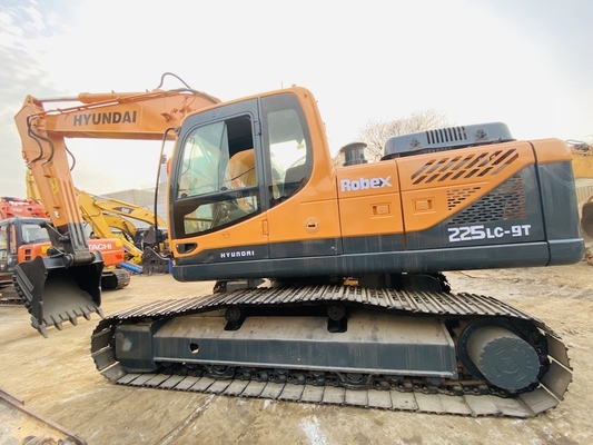 22 Ton Original Jepang bekas Hyundai R225 Crawler Excavator Dengan 112 KW Mesin Daya Dan 1,05 m3 Ember Kapasitas