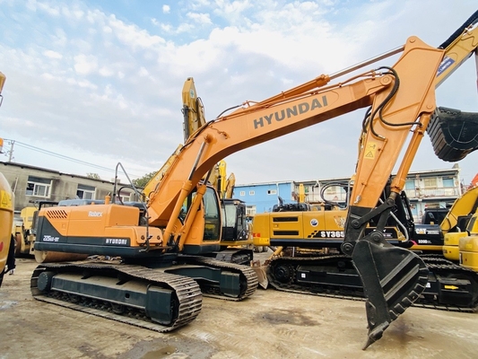 22 Ton Original Jepang bekas Hyundai R225 Crawler Excavator Dengan 112 KW Mesin Daya Dan 1,05 m3 Ember Kapasitas