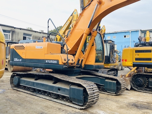22 Ton Original Jepang bekas Hyundai R225 Crawler Excavator Dengan 112 KW Mesin Daya Dan 1,05 m3 Ember Kapasitas