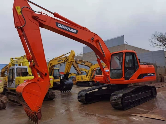 22 Ton Original Digunakan Doosan DH220 Crawler Excavator Dengan 0,5-1,18 m3 Ember Kapasitas