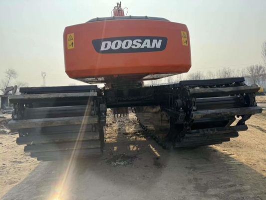 22 Ton Original Digunakan Doosan DH220 Crawler Excavator Dengan 0,5-1,18 m3 Ember Kapasitas
