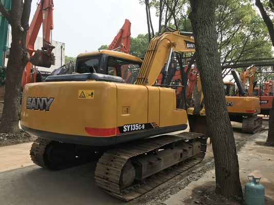 13 Ton Digunakan Sany SY135C-9 Hydraulic Excavator Dengan Kapasitas Ember 0,53 m3