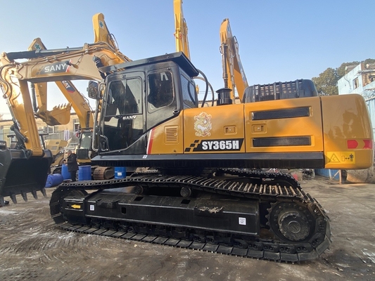 36 Ton Digunakan Sany SY365H Hydraulic Excavator Dengan 1,6 ~ 2,32 m3 Bucket Kapasitas