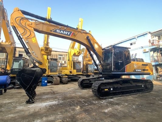 36 Ton Digunakan Sany SY365H Hydraulic Excavator Dengan 1,6 ~ 2,32 m3 Bucket Kapasitas