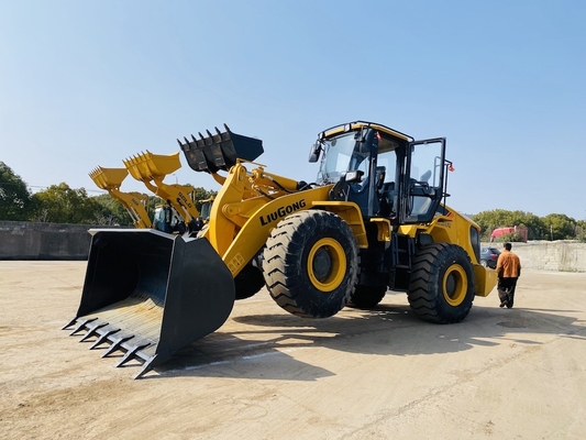 5 Ton Digunakan Liugong CLG856H Wheel Loader 3cbm Bucket Loader