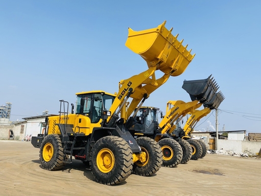 5 Ton Digunakan Liugong CLG856H Wheel Loader 3cbm Bucket Loader