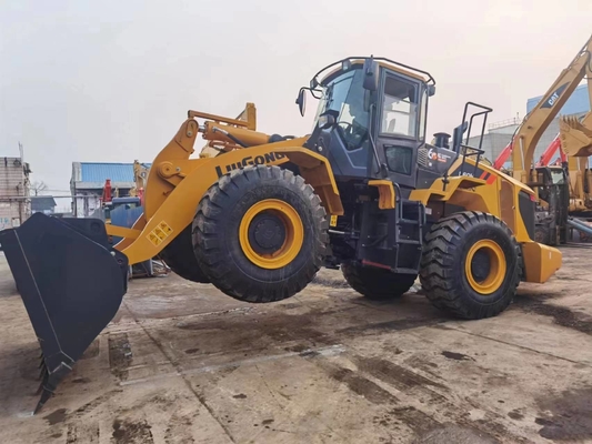 5-6 ton digunakan Liugong CLG860H wheel loader 3.5 m3 ember loader
