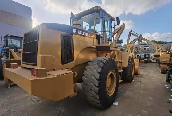 5-6 ton digunakan Liugong CLG856 wheel loader 1.8-4.5 m3 ember loader