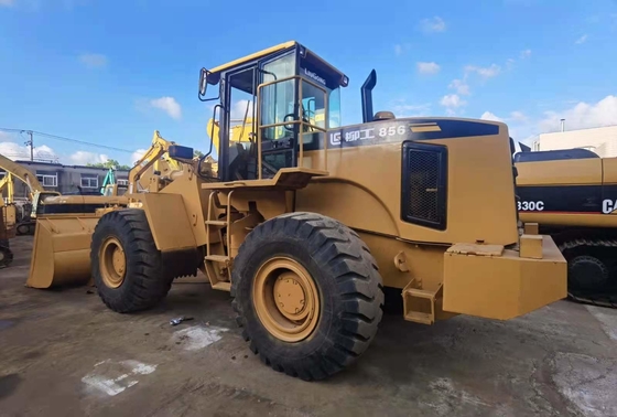 5-6 ton digunakan Liugong CLG856 wheel loader 1.8-4.5 m3 ember loader