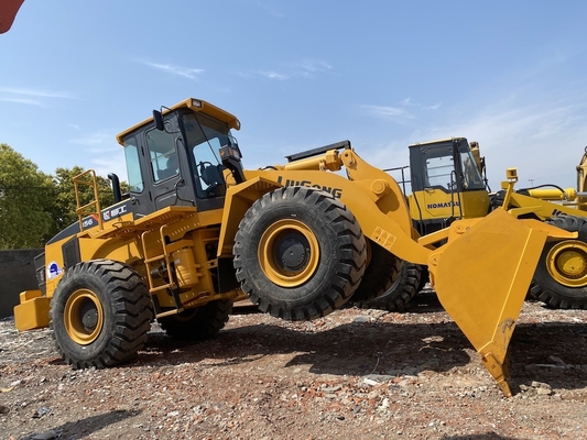 5-6 ton digunakan Liugong CLG856 wheel loader 1.8-4.5 m3 ember loader