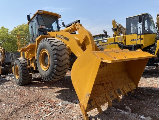 5-6 ton digunakan Liugong CLG856 wheel loader 1.8-4.5 m3 ember loader