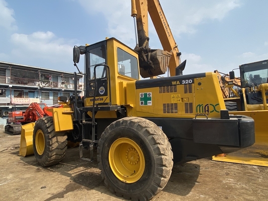 3-5 Ton Komatsu WA320-3 Pemuat Roda Bekas Pemuat Depan