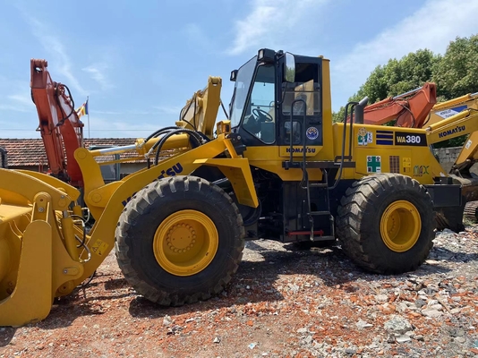 5-6 Ton Komatsu WA380-3 Pemuat Roda Bekas Pemuat Depan