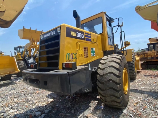 5-6 Ton Komatsu WA380-3 Pemuat Roda Bekas Pemuat Depan