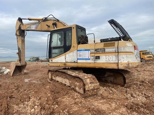 Original Jepang Cat 320b bekas Excavator, Caterpillar bekas Track Excavator 20 Ton