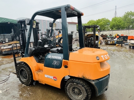 3 Ton bekas Toyota Forklift Asli Dari Jepang Toyota Forklift Second Hand 3000mm