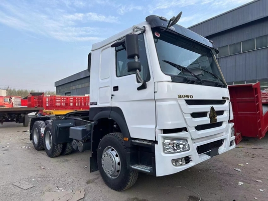 Digunakan Sinotruk Howo 371hp Truk Traktor Trailer Kepala 6x4 Dijual
