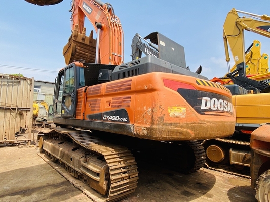 49 Ton Original Digunakan Doosan DX490LC-9C Crawler Excavator Second Hand Dengan Kapasitas Ember 2,72 m3