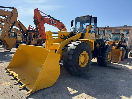 Komatsu WA470-3 Pemuat Roda Bekas Pemuat Jalan Depan 3.9 M 3
