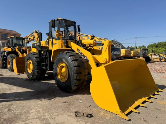 Komatsu WA470-3 Pemuat Roda Bekas Pemuat Jalan Depan 3.9 M 3