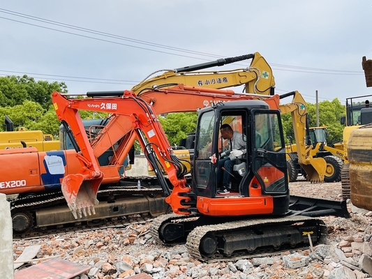 5 Ton Digunakan Kubota KX155 Crawler Excavator Second Hand Excavator Dengan 29.9KW Mesin Kekuatan Dan 0,16 m3 Ember Kapasitas