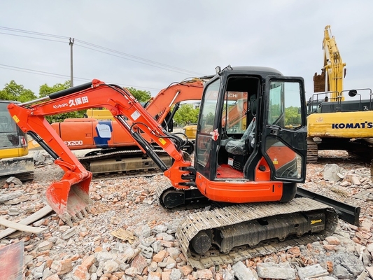 5 Ton Digunakan Kubota KX155 Crawler Excavator Second Hand Excavator Dengan 29.9KW Mesin Kekuatan Dan 0,16 m3 Ember Kapasitas